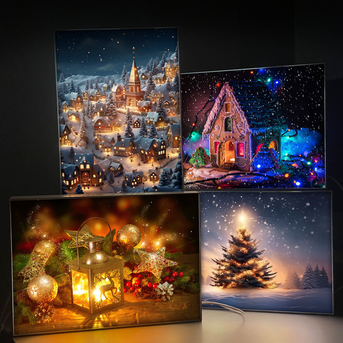 Night View Light Painting LED Luminous Art Decor - Multiple Sizes