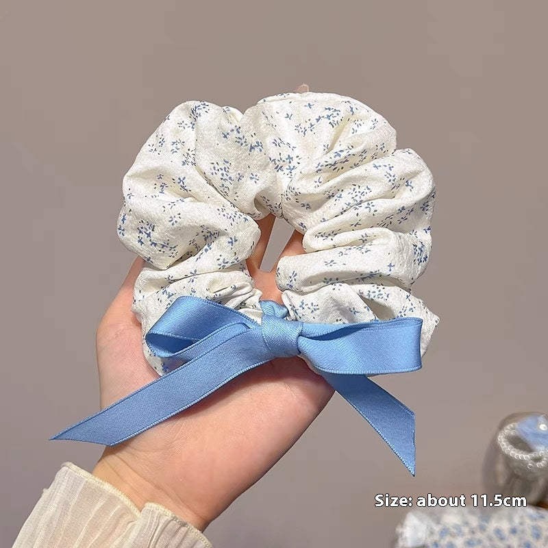 Summer Sweet Lace Scrunchie Hair Tie - Elegant Floral Hair Accessory