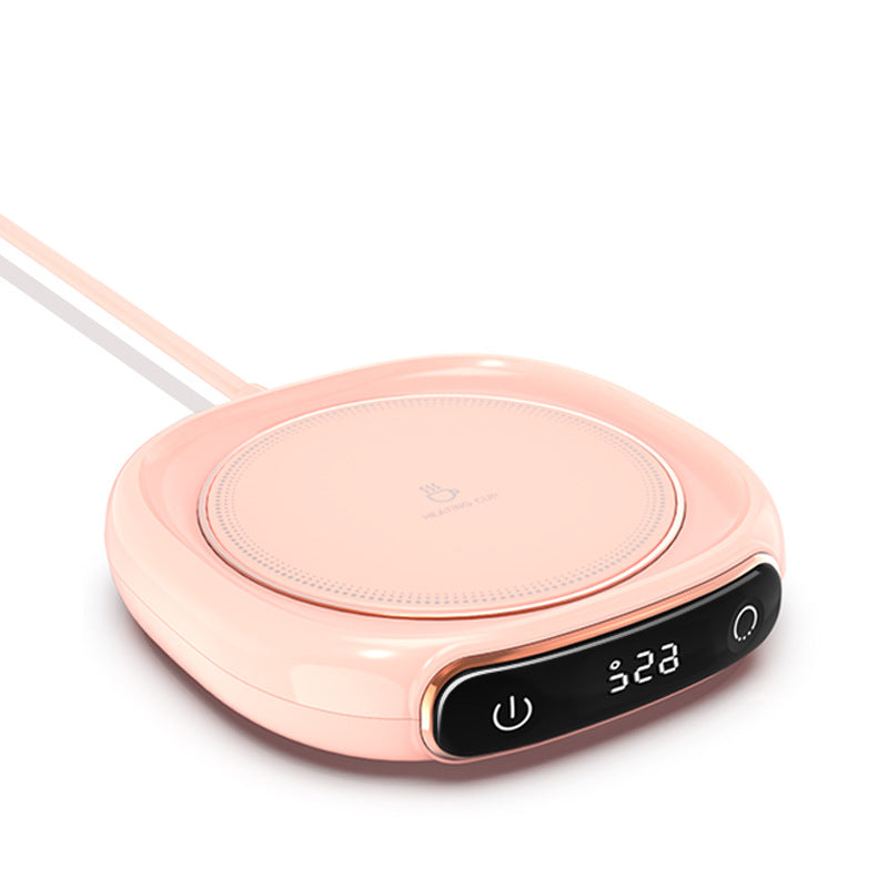 Coffee Mug Warmer Plate - USB & 220V Desktop Heating Coaster for Hot Drinks