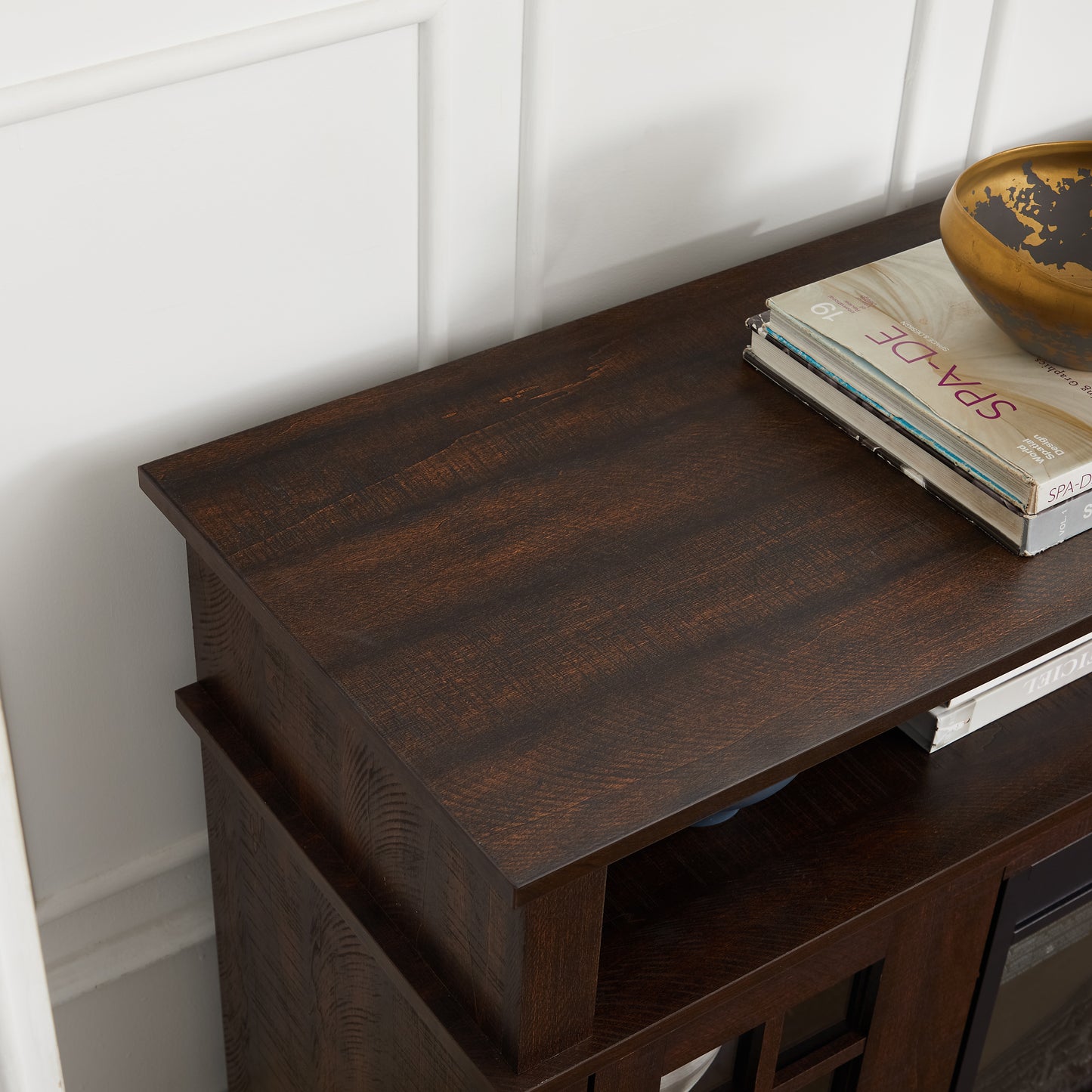 Modern TV Media Stand for TVs Up to 65” - Espresso