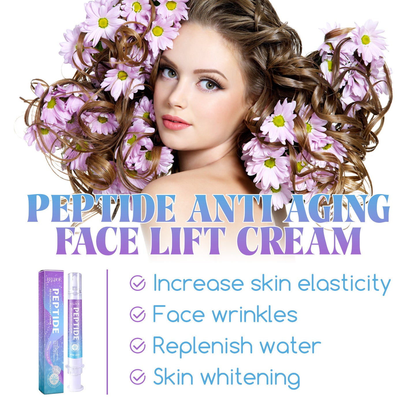Hydrating Elastic Facial Cream for Skin Tightening and Anti-Aging - CJ
