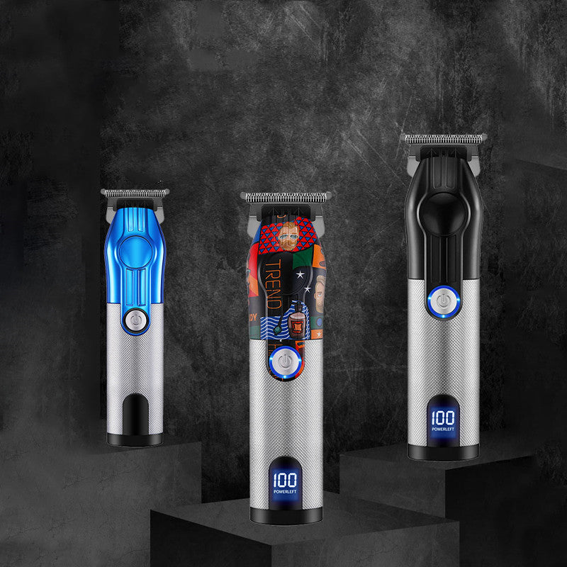 Rechargeable LCD Hair Clipper with Digital Display