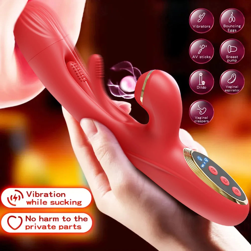 Silicone Female Intimate Toy with Touch Response & USB Charging