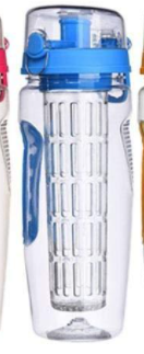 32oz Fruit Infuser Water Bottle - BPA Free, Leakproof Design