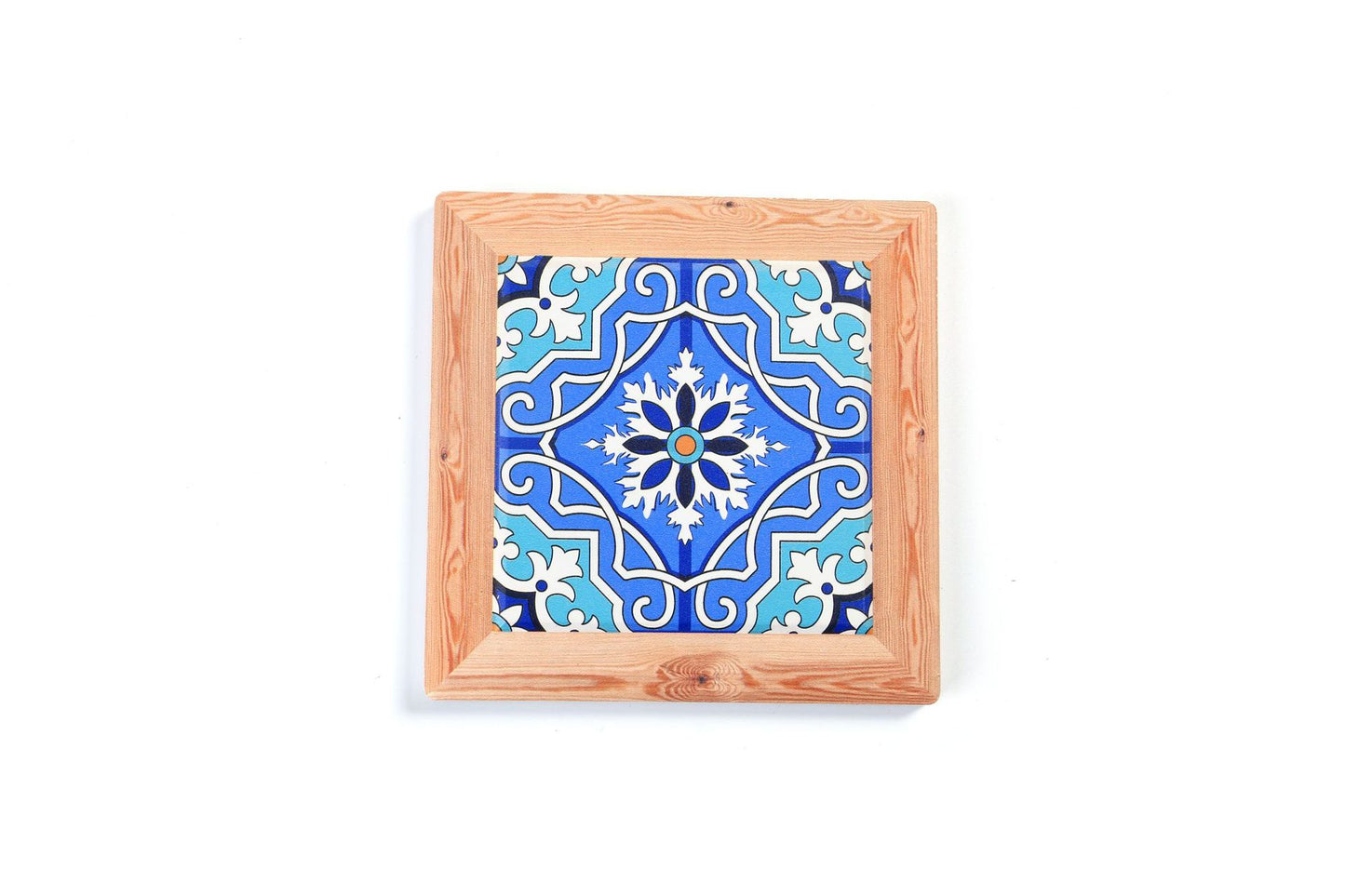 Chinese Style Ceramic Cork Cup Mat - Dinnerware, Non-Slip Coaster Set