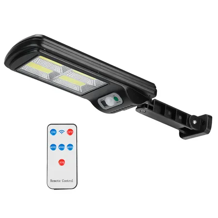 300W Solar Powered Outdoor Wall Light with Motion Sensor and Remote