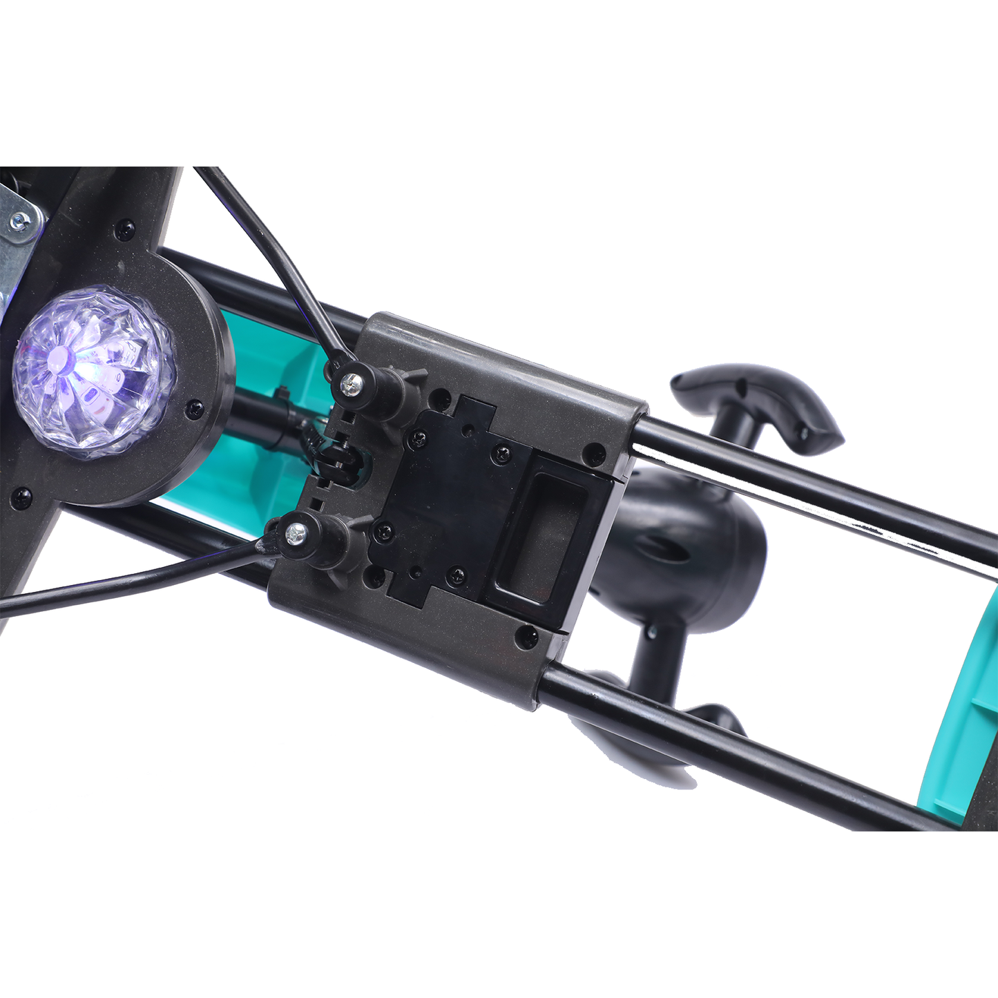 12V Electric Kids Pedal Go Kart with Adjustable Seat - Light Blue