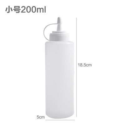 Food Grade Plastic Squeeze Bottle for Seasonings 200ml/300ml - Eco-Friendly Kitchen Storage