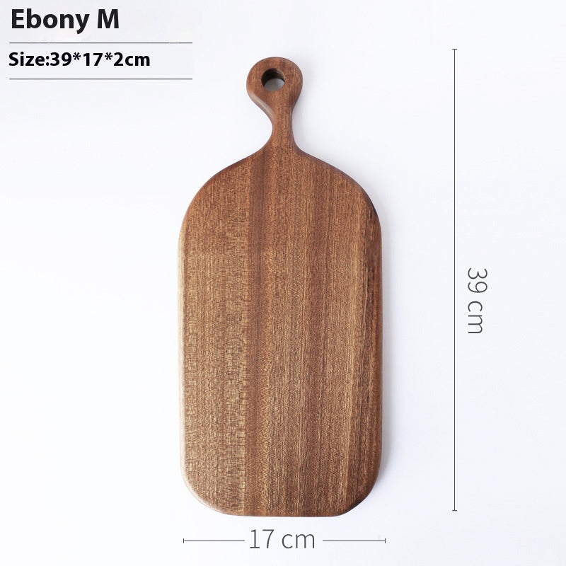 Wooden Vegetable Cutting Board with Handle - Kitchen Food Prep Board