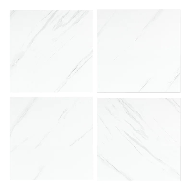 Peel and Stick Vinyl Floor Tiles - 36 Sq. Ft. - 12x12 Inches