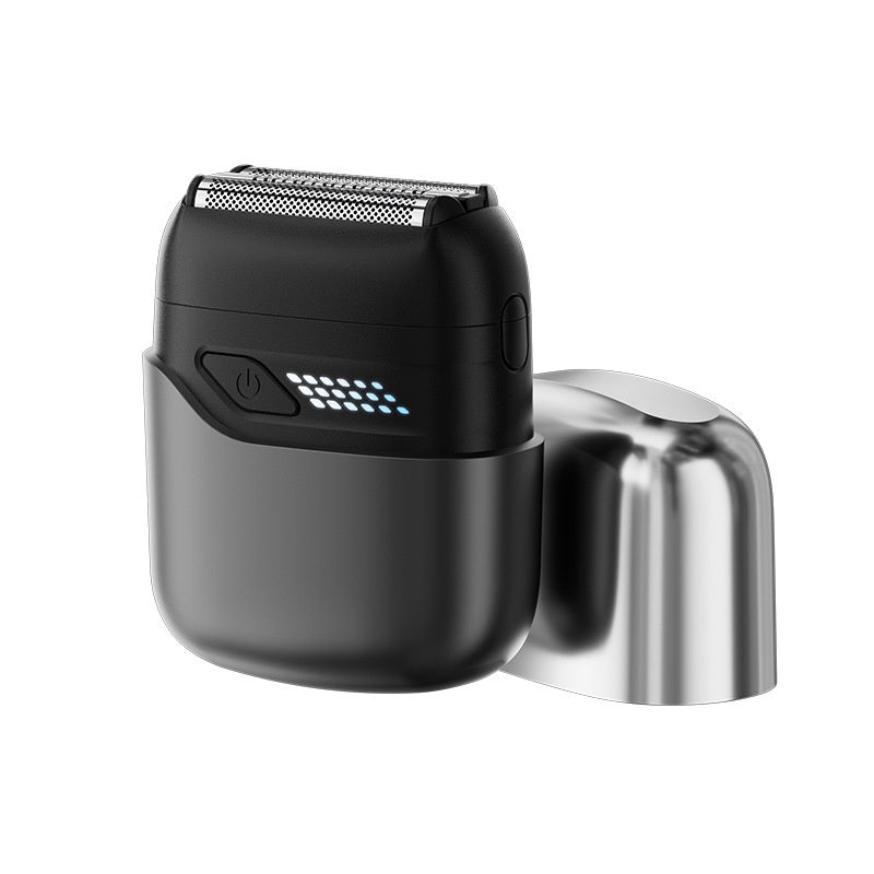 Rechargeable Electric Body Shaver - 90min Runtime, Waterproof, Gray