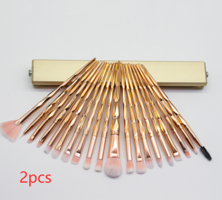 Colorful Makeup Brush Set with 20 Brushes | Cosmetic Tools for Face & Eyes