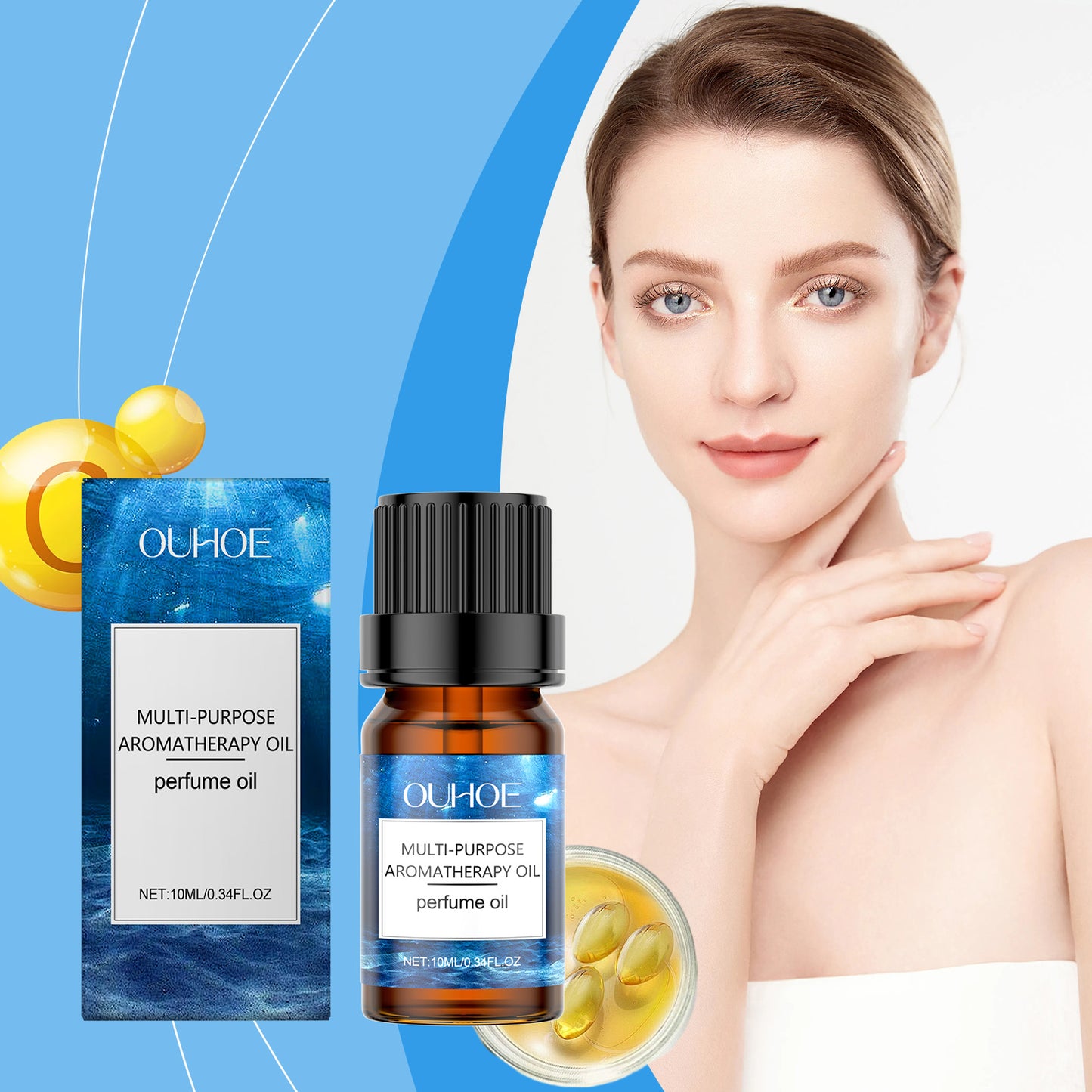 Aromatherapy Soothing Essential Oil - Hydrating Body & Humidifier Oil 10ml
