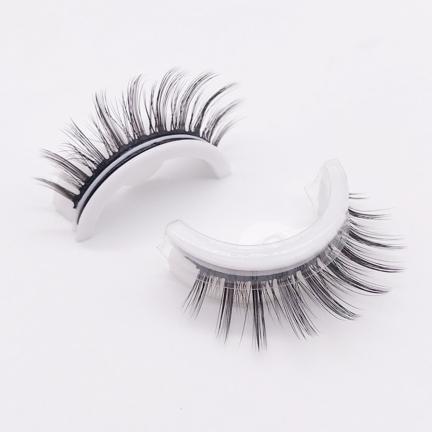 Self Adhesive False Eyelashes Reusable No Glue Natural & Long Styles