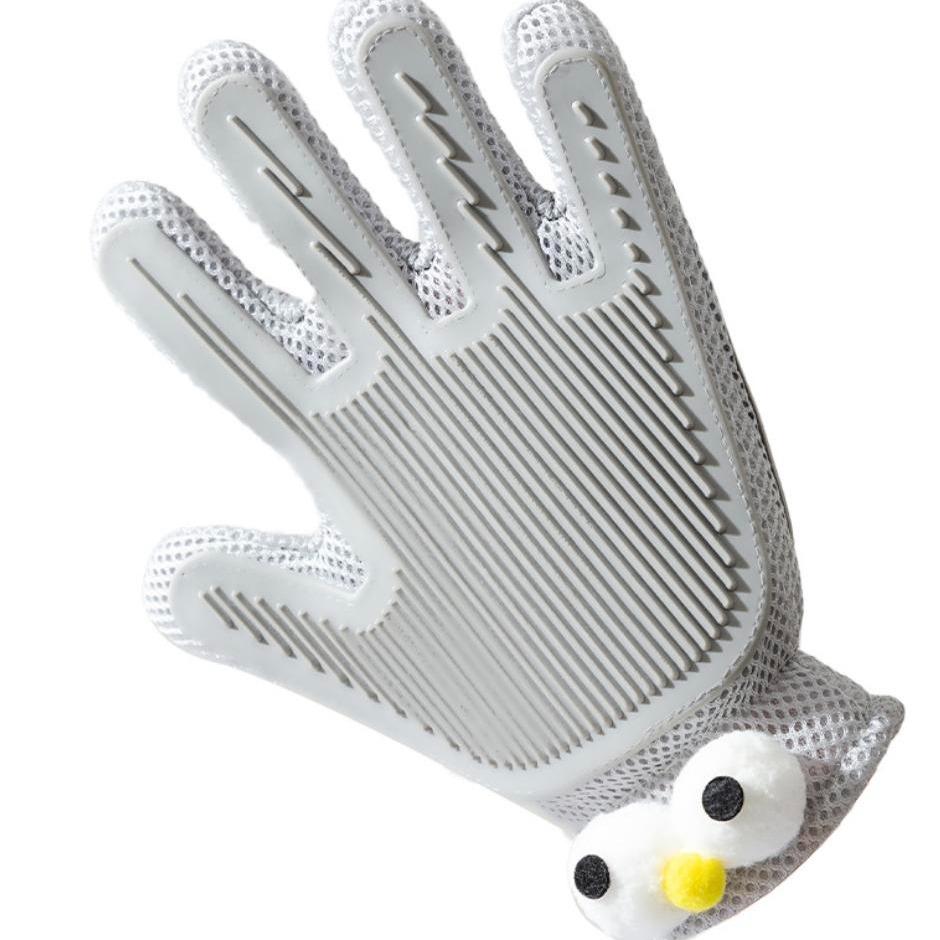 Pet Grooming Gloves and Brushes for Cats and Dogs - Hair Removal & Massage - Double-Sided, Anti-Scratch