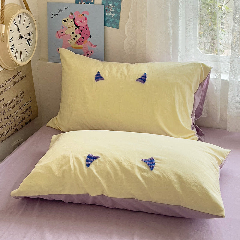 Skin-Friendly Cotton Quilt Bedding Set - 4 Pieces, Multiple Sizes & Patterns