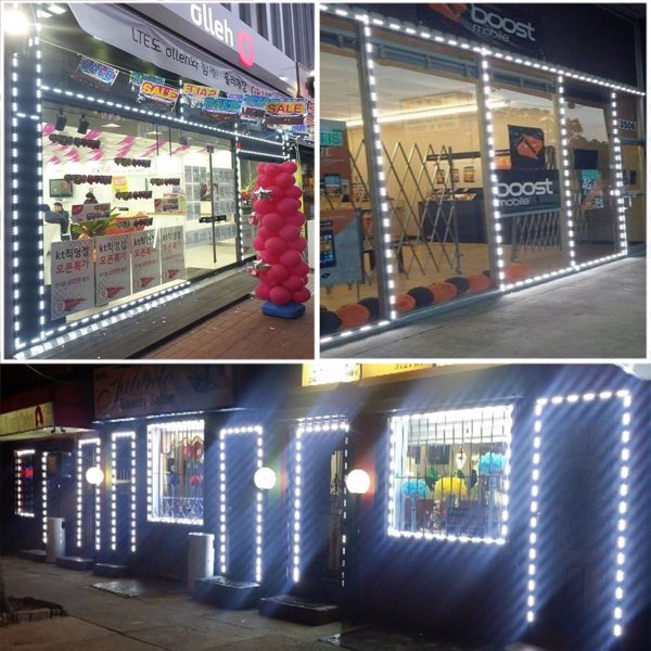 Waterproof LED Module Light Strip 10ft White IP65 Sign Backlight Decor