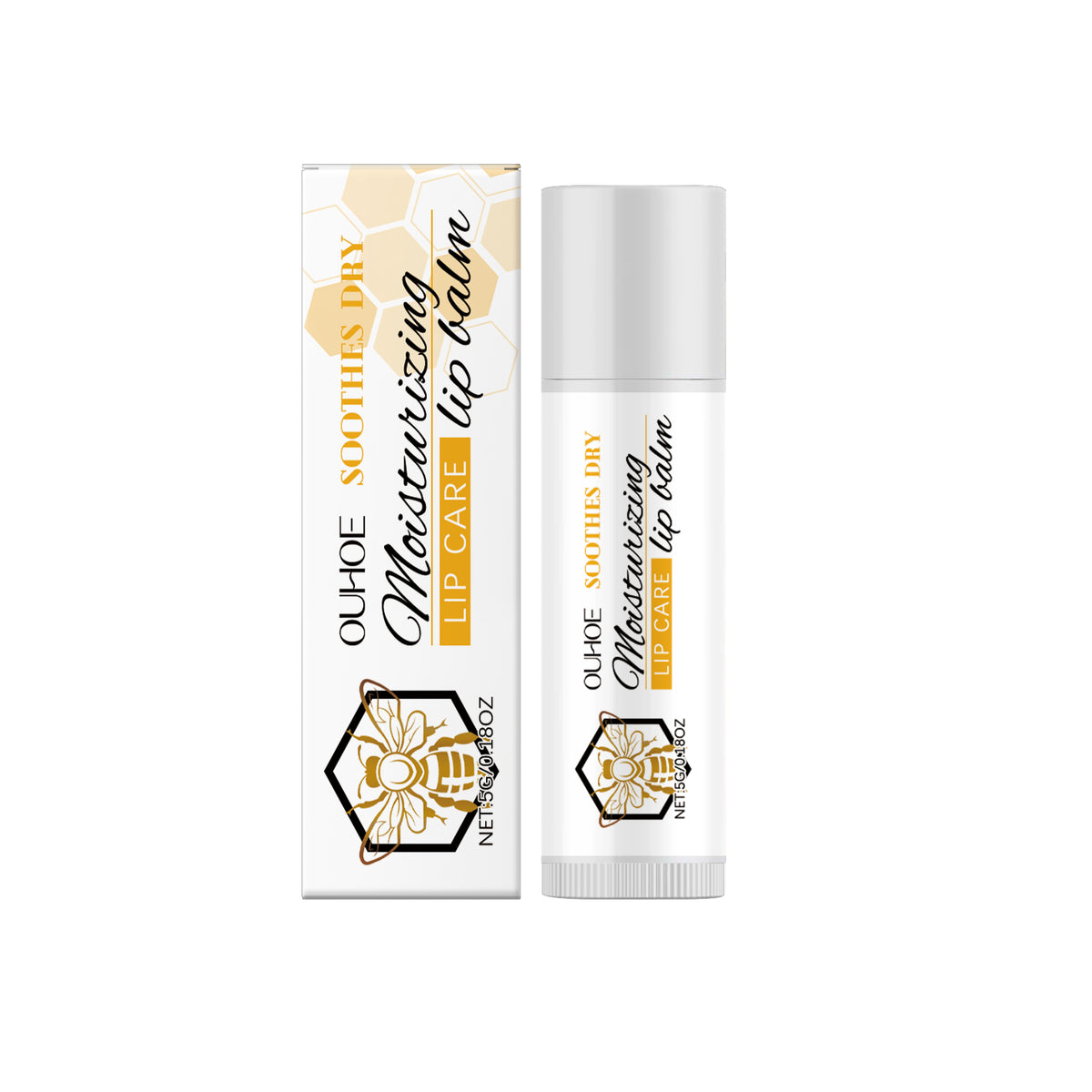 Natural Moisturizing Lipstick with Shea Butter & Vitamin E - 5g