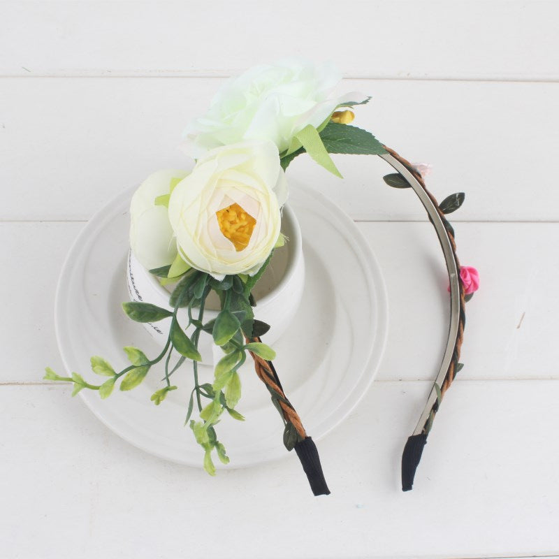 Flower Simulation Bridal Headband