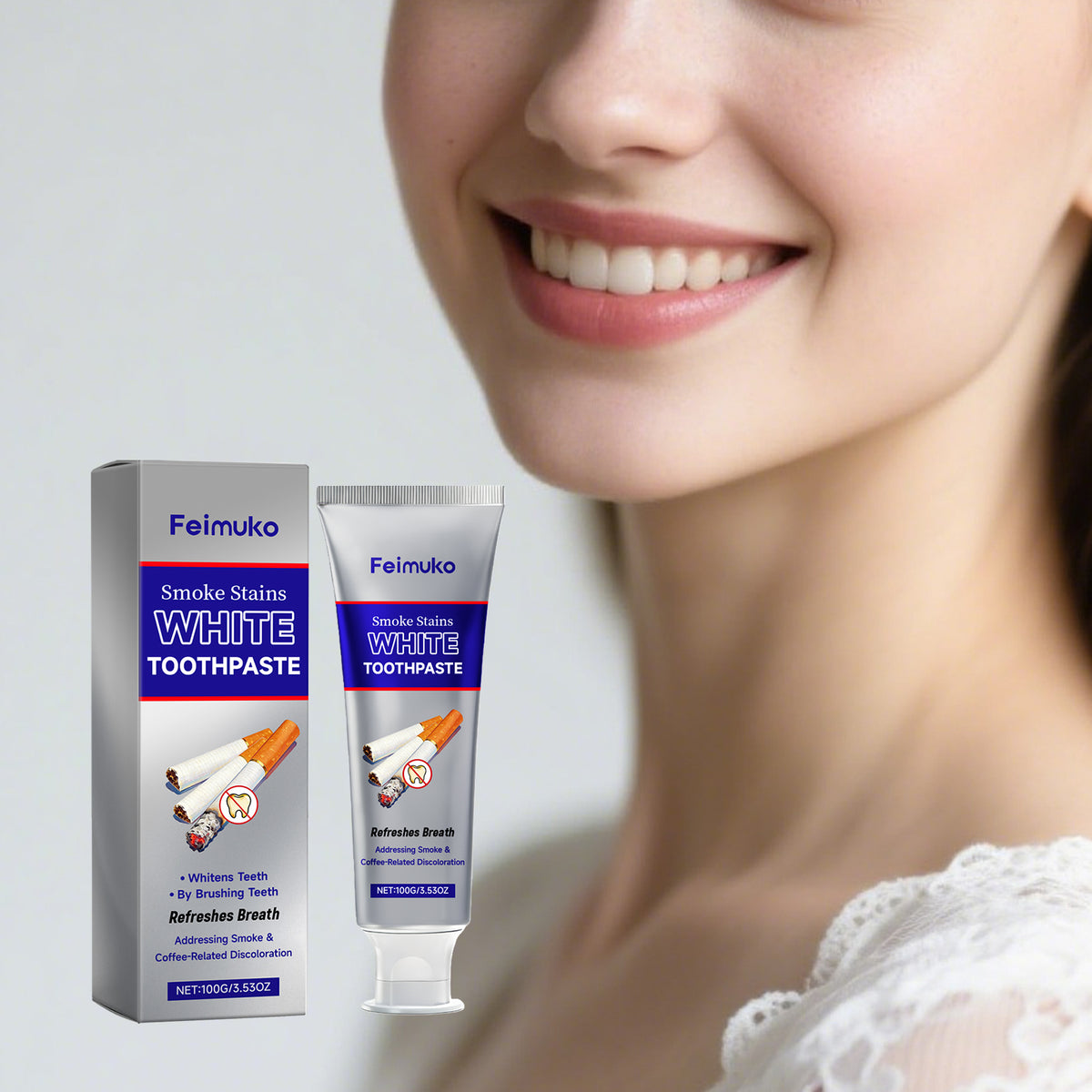 Whitening Stain Removal Toothpaste - 100g