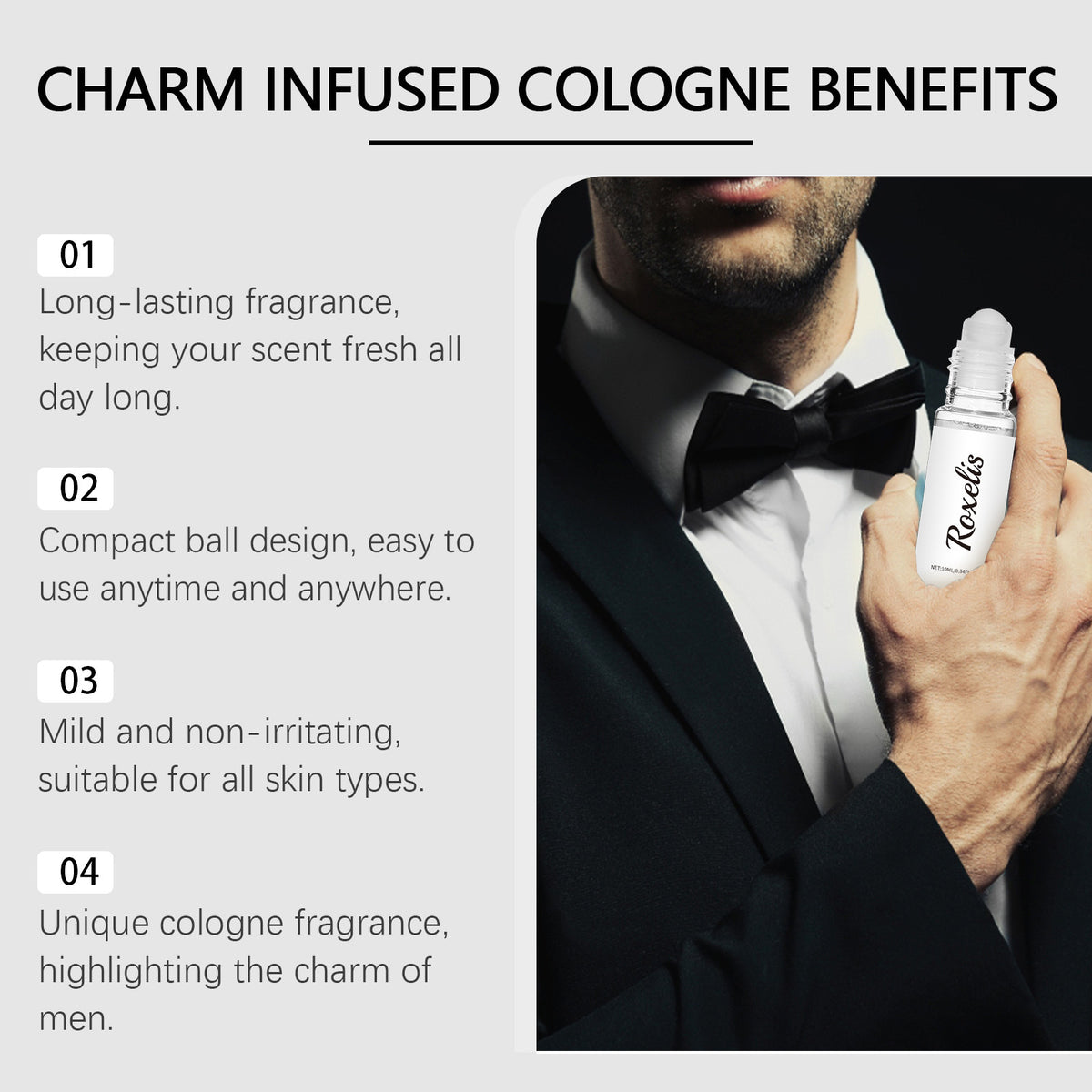 Portable Roll-On Perfume 10ml – Elegant Fragrance