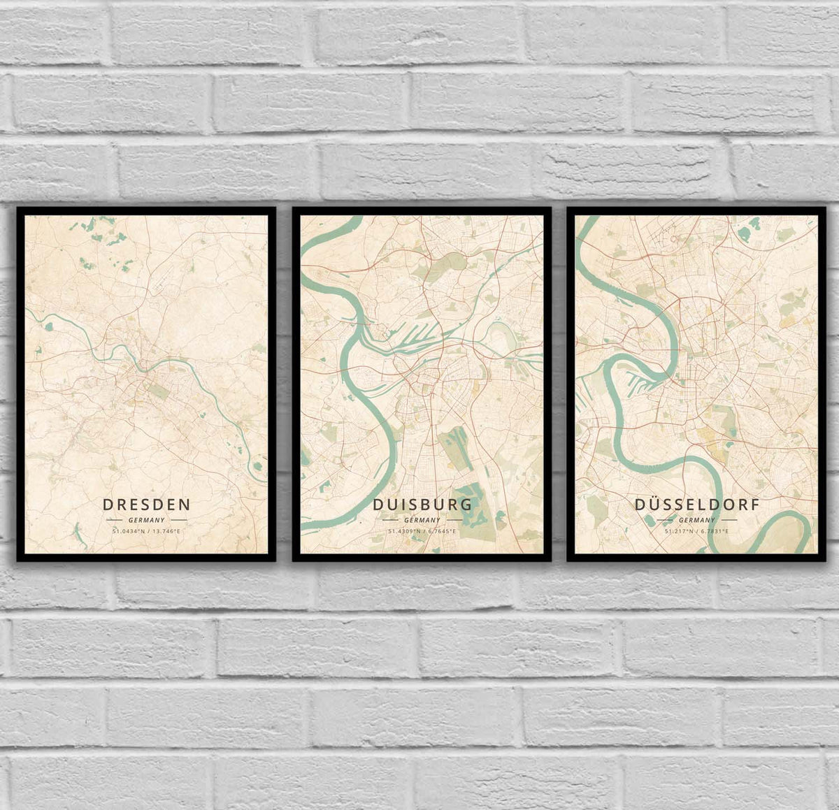 German City Subway Canvas Wall Art Poster - Home Decor