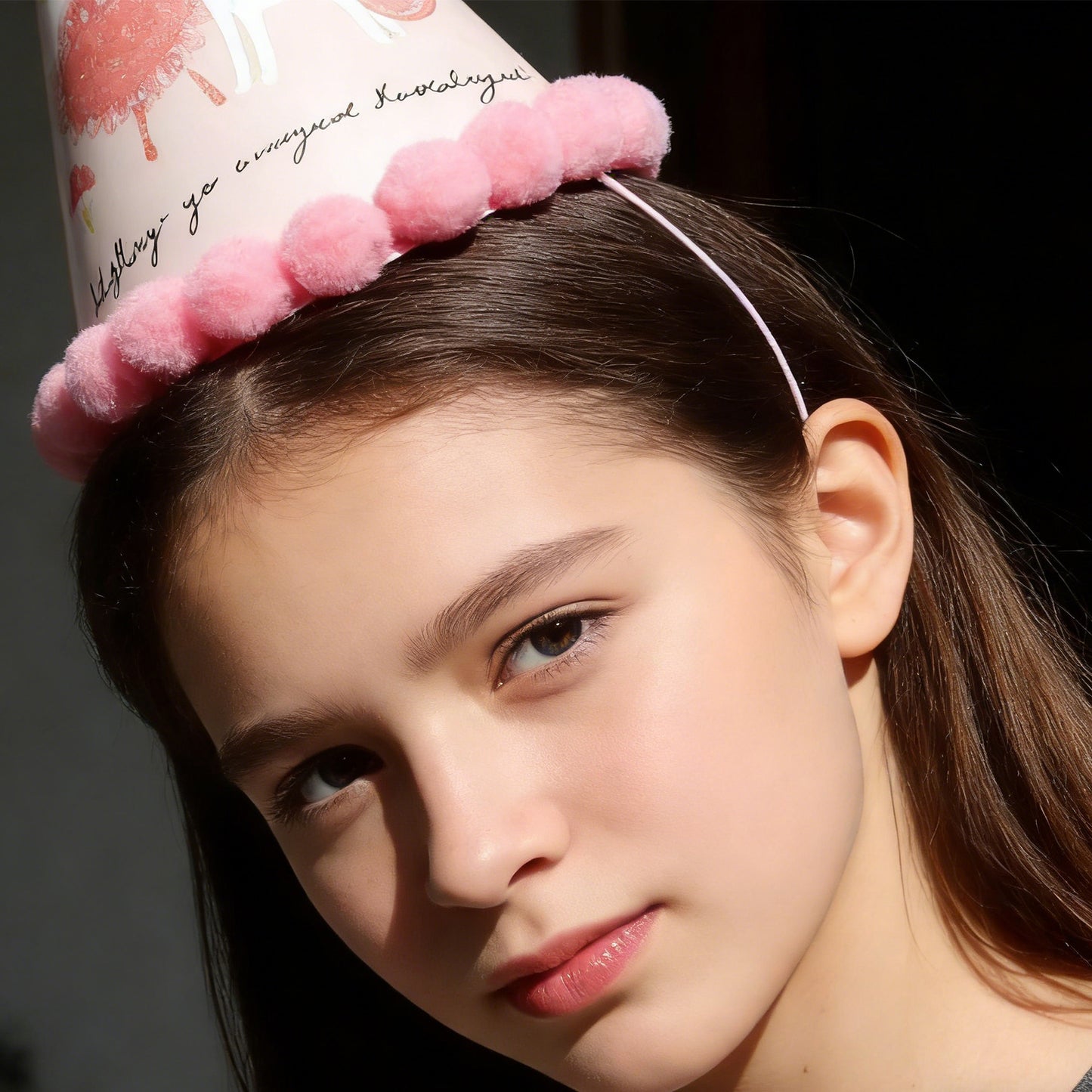 Cartoon Party Hats - Set of 6 Colorful Designs