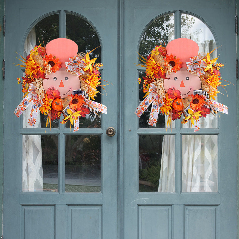 Autumn Harvest Festival Wooden Board Garland for Home Decor