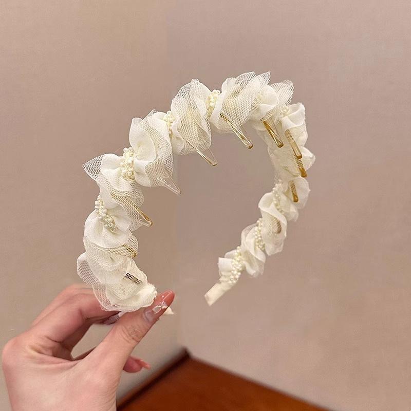 Non-Slip Ruffled Trim Headband for Women - Hair Accessories