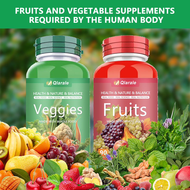 Whole Food Fruits & Vegetables Supplement - 90 Capsules (30 Servings)