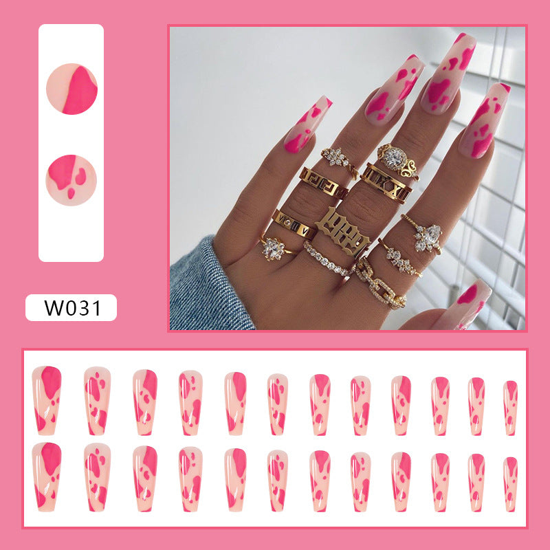 European & American Nail Art Kit 24 Pieces with Long Graffiti Glue