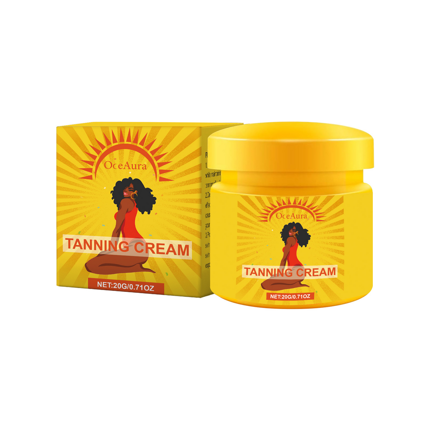 Moisturizing Tanning Gel with Vitamin E and Lemon Extract