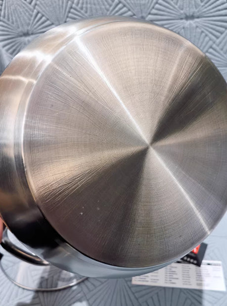 Large Capacity Stainless Steel Stock Pot 24cm Double Ear Cooking Pot