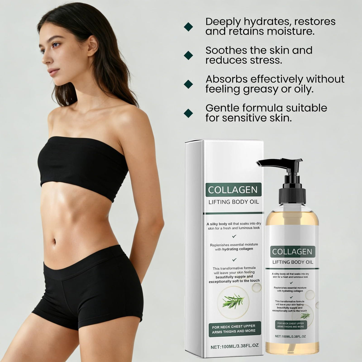 Rosemary Body Care Oil for Massage