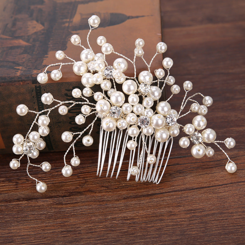 Handmade Glass Crystal Hair Comb