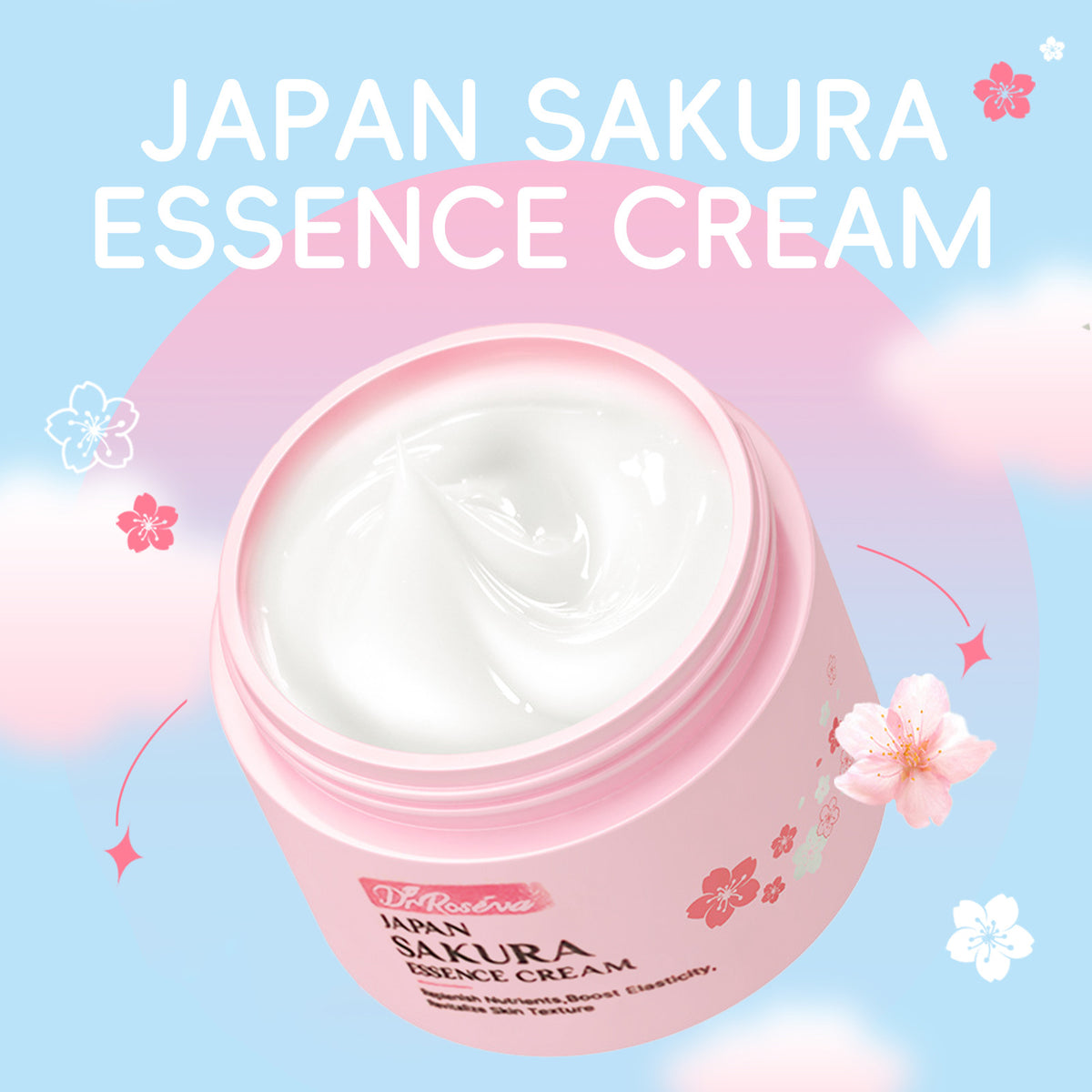 Japanese Sakura Series Facial Cream - 50g Hydrating Skincare