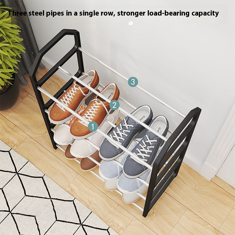 Trapezoidal Home Shoe Cabinet with 4-5 Layers, Foldable Storage Organizer