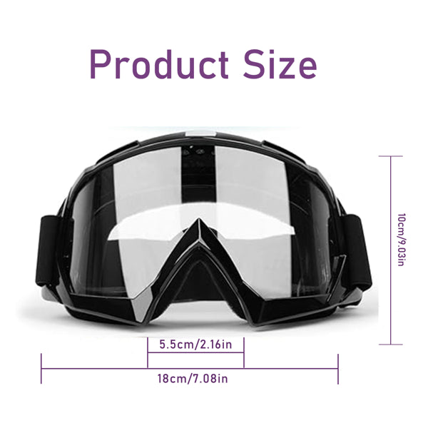 Windproof Anti-Scratch Motorcycle Ski Goggles