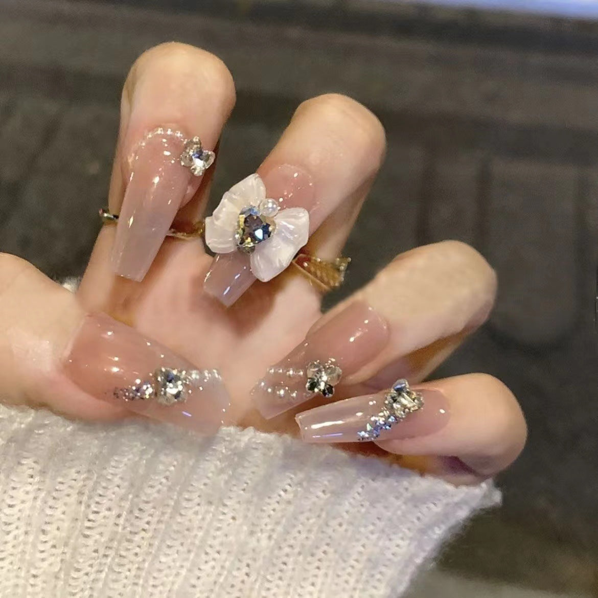 Fake Nail Stickers with Armor Classic Nail Tips for Nail Art and Manicure