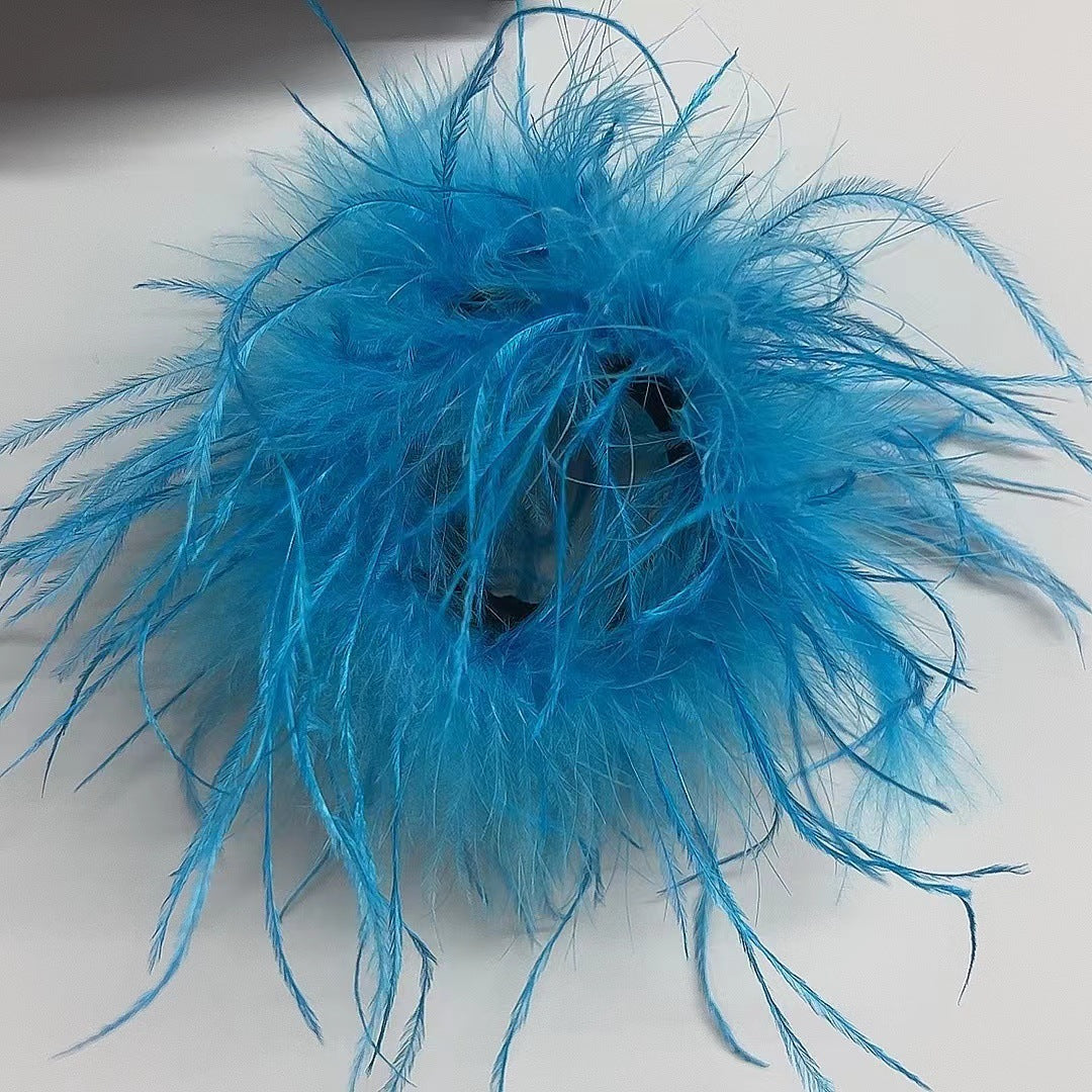 Feather Headdress – Adjustable Snap Ring Band, Multiple Colors
