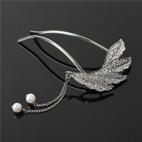 Pearl Metal Hairpin - Korean Style Hair Accessory
