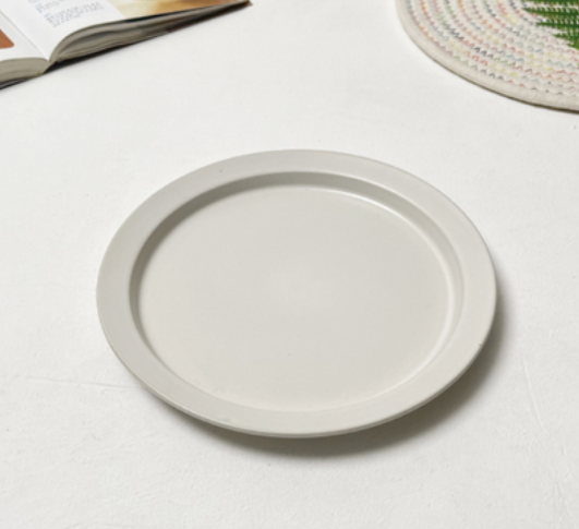 8-Inch Ceramic Plate Set for Kitchen Storage - Multiple Styles