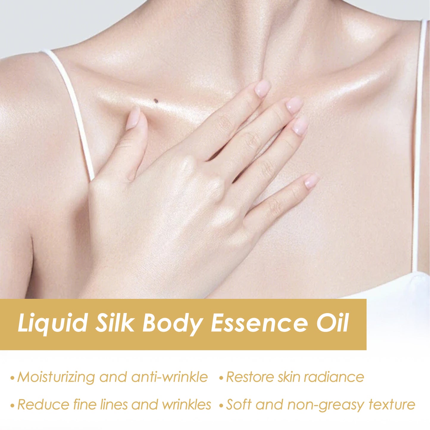 Liquid Silk Body Essence Oil - Hydrating & Anti-Aging Skin Firming Treatment
