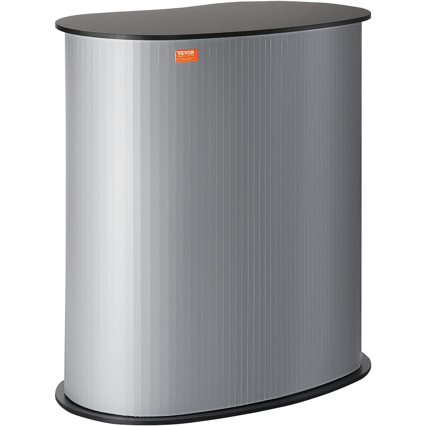Portable Tradeshow Podium Table with Storage - Foldable Display Stand