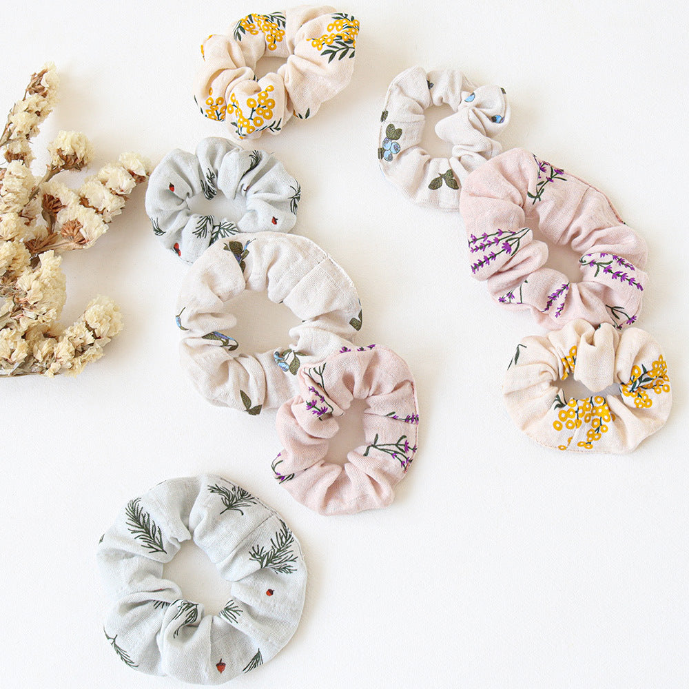 Children's Hair Bands Set - Cotton Hair Clips & Ropes