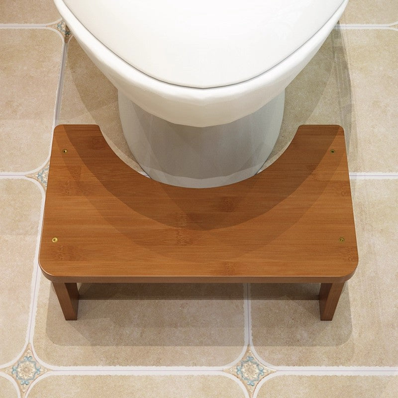 Children's Bamboo Toilet Step Stool with Non-Slip Surface - Eco-Friendly Kid's Bathroom Aid