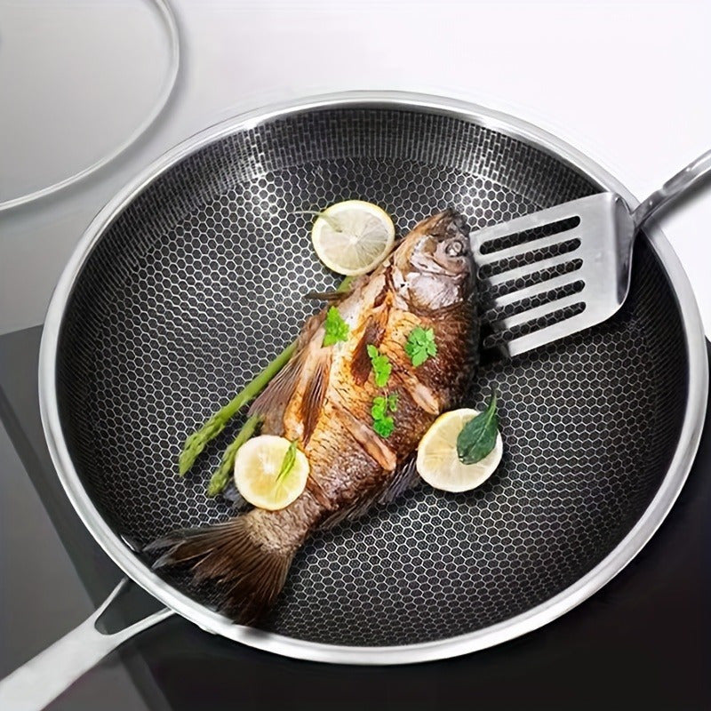26cm Stainless Steel Non-Stick Frying Pan - Easy to Clean