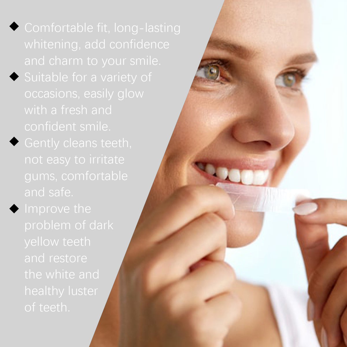 Tooth Care Stickers for Brightening & Stain Removal - 7 Pieces