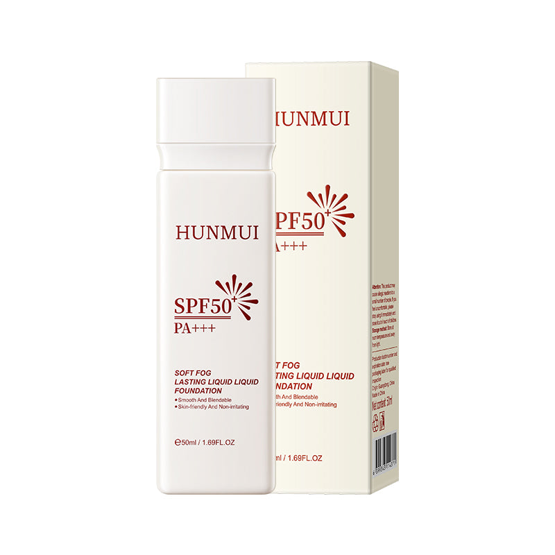 Soft Mist Sunscreen Liquid Foundation SPF50+ PA+++, 50ml