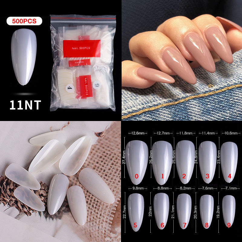 French Pointed Non-Marking Ballet Nail Art Tools - Transparent